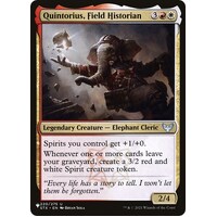 Quintorius, Field Historian - TLP