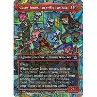 Casey Jones, Jury-Rig Justiciar (Borderless) FOIL - TMT