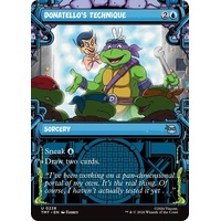 Donatello's Technique (Showcase) FOIL - TMT