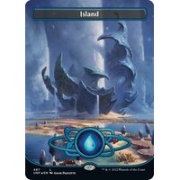 Island (487) (Borderless) (Galaxy Foil) FOIL - UNF