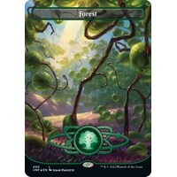 Forest (490) (Borderless) (Galaxy Foil) FOIL - UNF