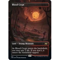 Blood Crypt (Borderless) (Galaxy Foil) FOIL - UNF