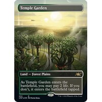 Temple Garden (Borderless) (Galaxy Foil) FOIL - UNF
