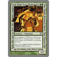 Our Market Research Shows That Players Like Really Long Card Names So We Made this Card to Have the Absolute Longest Card Name Ever Elemental FOIL - U