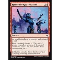 Honor the God-Pharaoh - WAR
