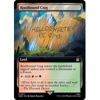 Rootbound Crag (Extended Art) FOIL - WHO