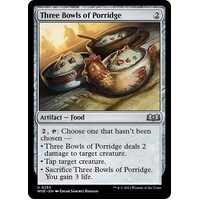 Three Bowls of Porridge FOIL - WOE