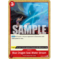 Blue Dragon Seal Water Stream - OP06