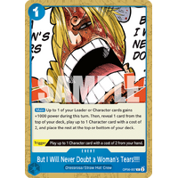 But I Will Never Doubt a Woman's Tears!!!! - OP06