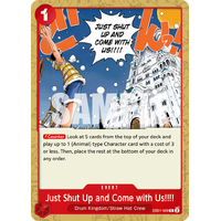 Just Shut Up and Come with Us!!!! - EB01