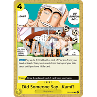 Did Someone Say...Kami? - EB01