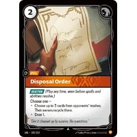 Disposal Order - UNL (103)