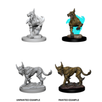 D&D Nolzurs Marvelous Unpainted Miniatures - Blink Dogs