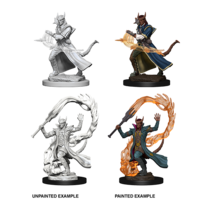 D&D Unpainted Miniatures - Tiefling  Male Sorcerer