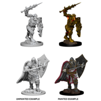 D&D Nolzurs Marvelous Unpainted Miniatures - Death Knight & Helmed Horror