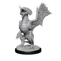 D&D Nolzurs Marvelous Unpainted Miniatures - Bronze Dragon Wyrmling & Pile of Sea Found Treasure (Wave 13)