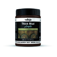Vallejo Diorama Effects Brown Thick Mud 200ml 26811