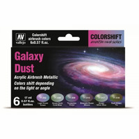 Vallejo Eccentric - The Shifters Galaxy Dust (6 Colour Set) Acrylic Airbrush Paint