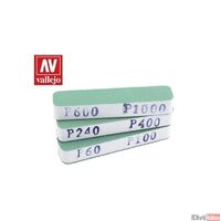 Vallejo Hobby Tools - 3 Dual-Grit Flexi Sanders 90x19x12mm
