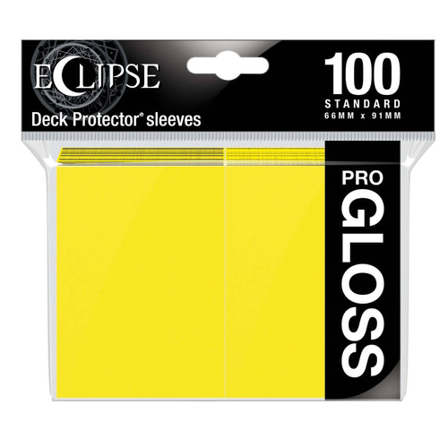 Eclipse Gloss Standard Sleeves - Lemon Yellow