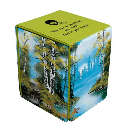Ultra Pro: Bob Ross Lakeside Path Alcove Flip Deck Box