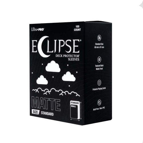 ECLIPSE Matte Standard Sleeves: Arctic White
