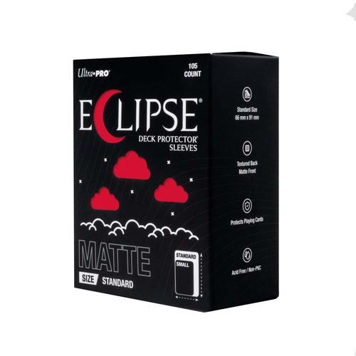 ECLIPSE Matte Standard Sleeves: Apple Red