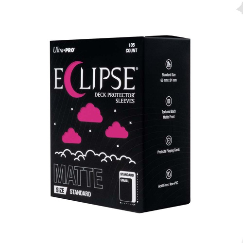 ECLIPSE Matte Standard Sleeves: Hot Pink
