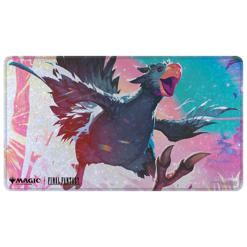 Magic the Gathering - FINAL FANTASY Playmat (Premium Holofoil) - Traveling Chocobo (Black)