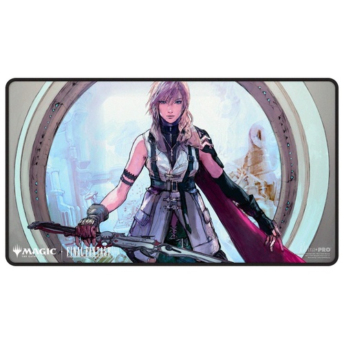 Magic the Gathering - FINAL FANTASY Playmat (Premium Black Stitched) - Lightning, Army of One