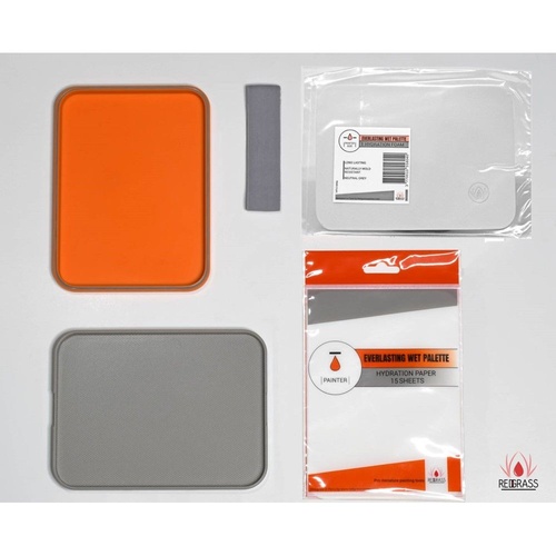 Redgrass Everlasting Wet Palette Starter Painter Orange
