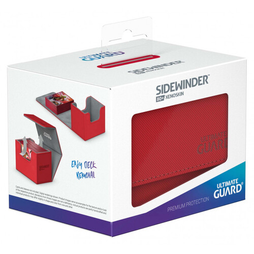 Ultimate Guard SideWinder 80+ Deck Box Red