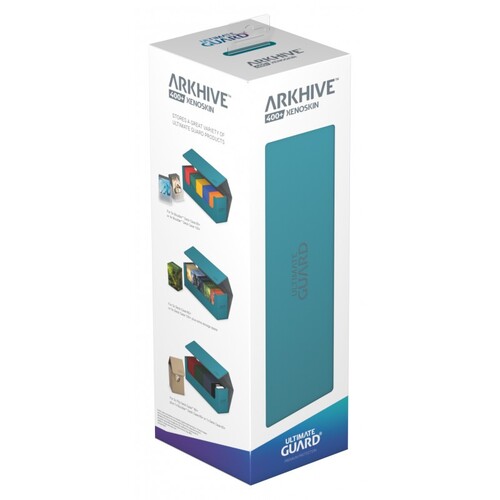 Ultimate Guard Arkhive Flip Case 400+ Standard Size XenoSkin Petrol Blue Deck Box