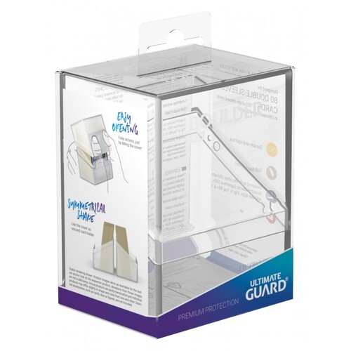 Ultimate Guard Boulder Deck Case 80+ Standard Size Clear Deck Box