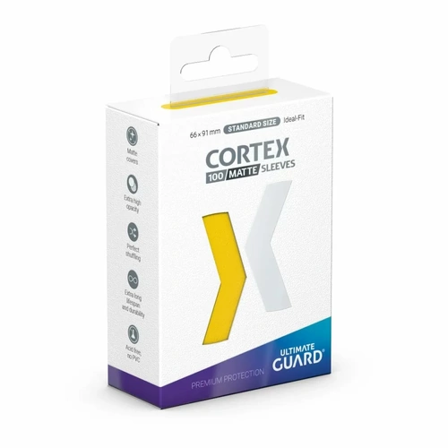 Cortex Matte Size Sleeves Yellow (100)