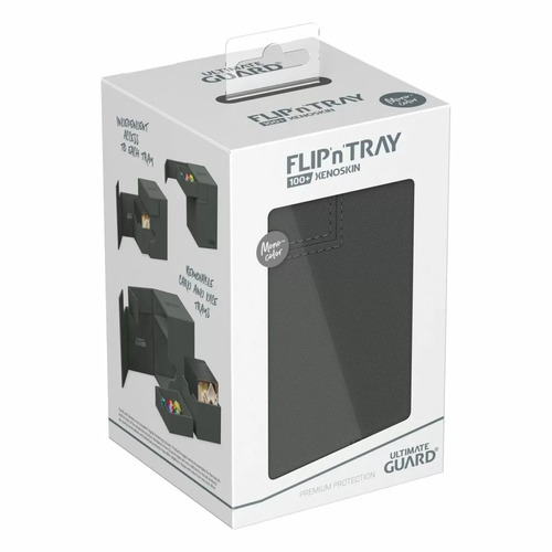 Flip n Tray 100+ XenoSkin Monocolor Grey Deck Box