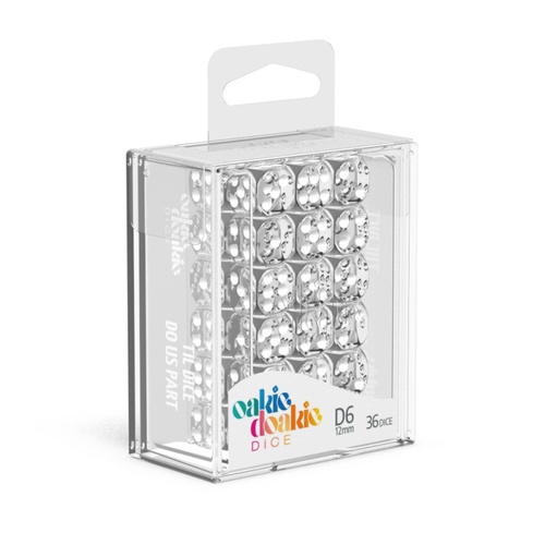 Oakie Doakie Dice D6 12mm Translucent - Clear