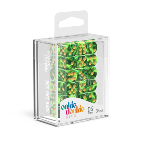 Oakie Doakie Dice D6 12 mm Gemi - Jungle (36)