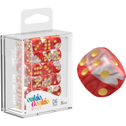 Oakie Doakie Dice D6 12 mm Gemi - Red Sky (36)