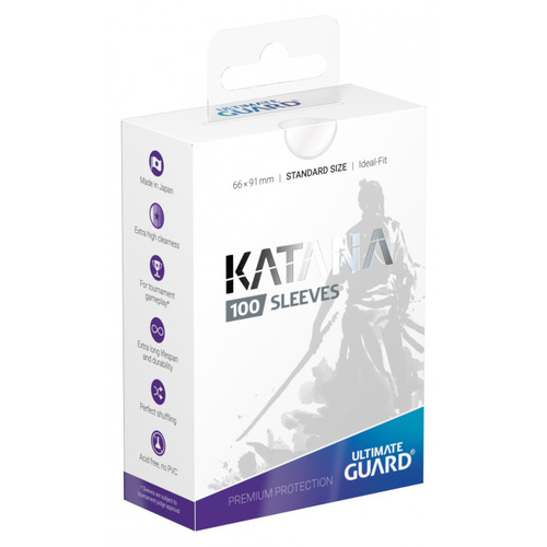 Katana Standard Size Sleeves Transparent (100)