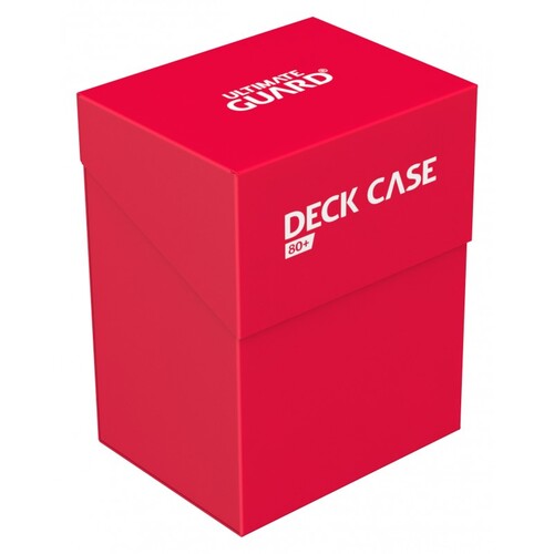 Ultimate Guard Deck Case 80+ Standard Size Red Deck Box