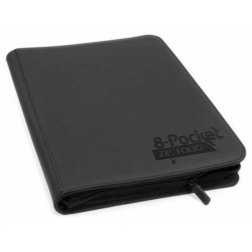 Ultimate Guard - 8-Pocket ZipFolio XenoSkin Black