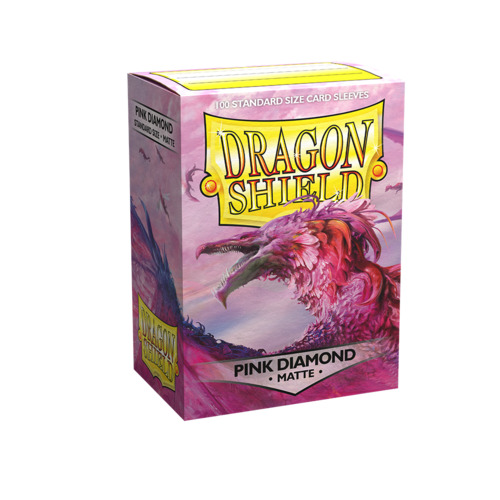 Dragon Shield - Box 100 - Pink Diamond Matte