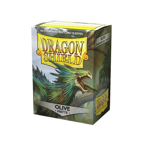 Dragon Shield - Box 100 - Olive Matte