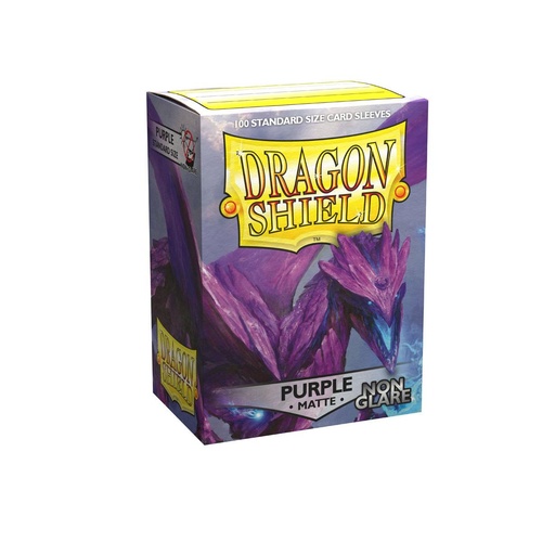 Dragon Shield - Box 100 - Purple Matte Non-Glare