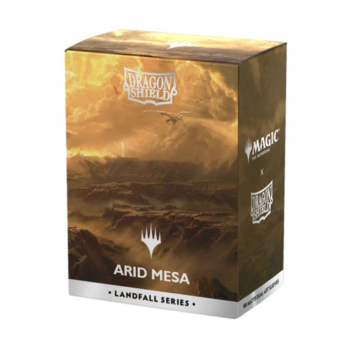 MTG Landfall Series: Arid Mesa - Matte Dual Art
