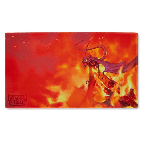  Dragon Shield Case and Coin Playmat - Orange Vsaqin Playmat