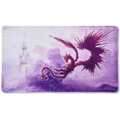 Dragon Shield Case and Coin Playmat - Racan Clear Purple