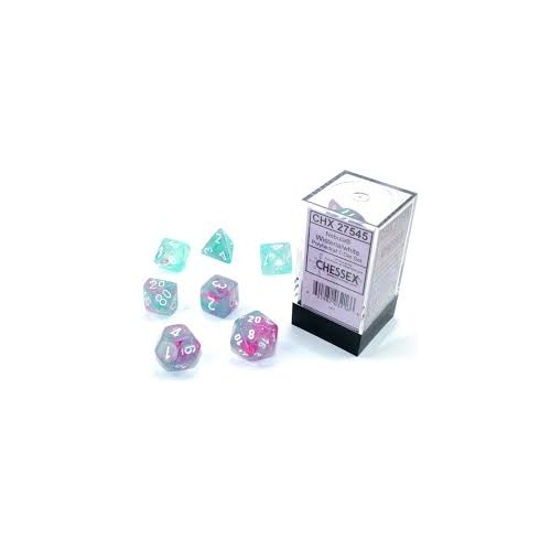 CHX 27545 Nebula Polyhedral Wisteria/White Luminary 7-Die Set