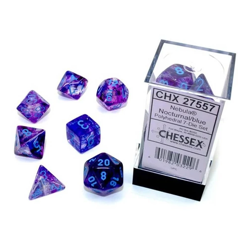 CHX 20557 Nebula Mini Nocturnal/Blue Luminary 7-Die Set